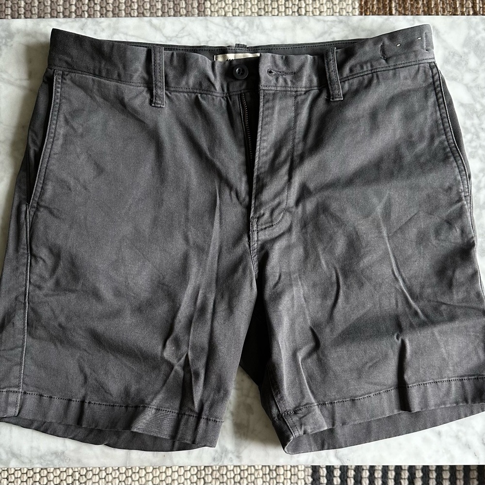 Madewell Men's Charcoal Gray Casual Shorts